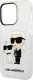 Karl Lagerfeld Etui Karl Lagerfeld KLHCP14XHNKCTGT Apple iPhone 14 Pro Max transparent hardcase IML GLIT NFT Karl&Choupette 6