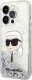 Karl Lagerfeld Etui Karl Lagerfeld KLHCP14XLNKHCH Apple iPhone 14 Pro Max srebrny/silver hardcase Glitter Karl Head 2