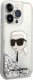 Karl Lagerfeld Etui Karl Lagerfeld KLHCP14XLNKHCH Apple iPhone 14 Pro Max srebrny/silver hardcase Glitter Karl Head 4