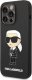 Karl Lagerfeld Etui Karl Lagerfeld KLHMP14XSNIKBCK Apple iPhone 14 Pro Max hardcase czarny/black Silicone NFT Ikonik Magsafe 1