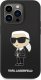 Karl Lagerfeld Etui Karl Lagerfeld KLHMP14XSNIKBCK Apple iPhone 14 Pro Max hardcase czarny/black Silicone NFT Ikonik Magsafe 2
