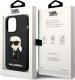 Karl Lagerfeld Etui Karl Lagerfeld KLHMP14XSNIKBCK Apple iPhone 14 Pro Max hardcase czarny/black Silicone NFT Ikonik Magsafe 7