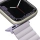 Uniq Pasek UNIQ Revix Apple Watch 4/5/6/7/SE/8/Ultra 44/45/49mm Reversible Magnetic lilak-biały/lilac-white 6