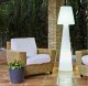 New Garden lampa podłogowa LOLA 165 BATTERY biała 1