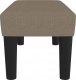 vidaXL vidaXL Ławka, taupe, 70x30x30 cm, tapicerowana tkaniną 3