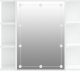 vidaXL vidaXL Szafka z lustrem i LED, biała z połyskiem, 70x16,5x60 cm 7
