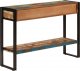 vidaXL Stolik konsolowy, 110x30x76 cm, lite drewno z odzysku 3