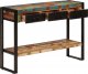 vidaXL Stolik konsolowy, 110x30x76 cm, lite drewno z odzysku 6