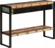 vidaXL Stolik konsolowy, 110x30x76 cm, lite drewno z odzysku 8