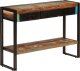 vidaXL Stolik konsolowy, 110x30x76 cm, lite drewno z odzysku 10