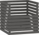 vidaXL Kompostownik, szary, 80x80x78 cm, lite drewno sosnowe 1