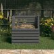 vidaXL Kompostownik, szary, 80x80x78 cm, lite drewno sosnowe 2
