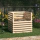 vidaXL Kompostownik, 80x80x78 cm, lite drewno sosnowe 1
