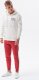 Ombre Bluza męska hoodie z nadrukiem na plecach - V3 ecru B1357 XXL 4