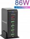 Ładowarka Feegar Ładowarka Sieciowa Tower 86W 6X Usb Typ C 10