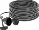 Schmith PRZEDŁUŻACZ GUMOWY, PRZEW 3X1,5MM, 30M, CZARNY 1