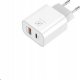 Ładowarka Maxximus ŁAD. SIECIOWA MX ALFA 20W PD+QC, USB-A+C WHITE/BIAŁY 1