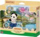 Figurka Epoch Sylvanian Families Panda Rosalina Zestaw rower i wrotki 5652 1