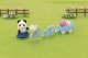 Figurka Epoch Sylvanian Families Panda Rosalina Zestaw rower i wrotki 5652 5