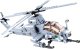 Gazelo Klocki Sluban Wojsko Helikopter bojowy szary 482el. 158015 GAZELO 1