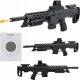 Skleplolki KARABIN LASER PISTOLET BROŃ ASG NA KULKI TŁUMIK 1
