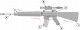 Skleplolki KARABIN PISTOLET NA KULKI MASZYNOWY ASG LASER 68cm 7