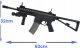 Skleplolki MASZYNOWY M16 PISTOLET KARABIN ASG NA KULKI 6MM 8