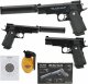 Skleplolki PISTOLET NA KULKI GLOCK ASG METAL 800 KUL 1