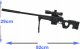 Skleplolki PISTOLET KARABIN NA KULKI PLASTIKOWE I GUMOWE 6MM 8
