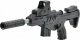 Skleplolki KARABIN PISTOLET NA KULKI LASER ASG REPLIKA 44CM 1