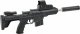 Skleplolki KARABIN PISTOLET NA KULKI LASER ASG REPLIKA 44CM 3