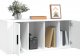 vidaXL Szafka pod TV, biała, 100x35x40 cm, materiał drewnopochodny 4