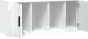 vidaXL Szafka pod TV, biała, 100x35x40 cm, materiał drewnopochodny 7