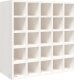vidaXL vidaXL Szafka na wino, biały, 56x25x56 cm, lite drewno sosnowe 2