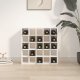 vidaXL vidaXL Szafka na wino, biały, 56x25x56 cm, lite drewno sosnowe 3