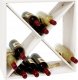 vidaXL vidaXL Szafka na wino, biały, 62x25x62 cm, lite drewno sosnowe 4