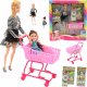 Skleplolki LALKA TYPU BARBIE MAMA ZAKUPY ZESTAW AKCESORIA 1