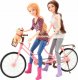 Skleplolki LALKI TYPU BARBIE Z PIESKIEM NA ROWERZE ZESTAW 2