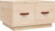 vidaXL Stolik kawowy, 60x53x35 cm, lite drewno sosnowe 2