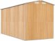 vidaXL Szopa ogrodowa, jasnobrązowa 192x440x223 cm, stal galwanizowana 6