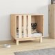 vidaXL vidaXL Domek dla psa, 60x45x57 cm, lite drewno sosnowe 1