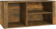 vidaXL vidaXL Półka na buty, przydymiony dąb, 100x35x45 cm 1