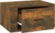 vidaXL vidaXL Wisząca szafka nocna, przydymiony dąb, 50x36x25 cm 7