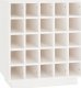 vidaXL vidaXL Szafka na wino, biały, 55,5x34x61 cm, lite drewno sosnowe 2
