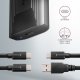 Kieszeń Axagon Obudowa zewnętrzna aluminiowa bezśrubowa EEM2-GTSA, USB-C 3.2 GEN 2 M.2 NVMe SSD 5