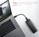 Kieszeń Axagon Obudowa zewnętrzna aluminiowa bezśrubowa EEM2-GTSA, USB-C 3.2 GEN 2 M.2 NVMe SSD 6