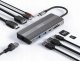 HUB USB Zenwire HUB USB-C 10w1 Display Port 1.4 HDMI 2.1 8K 4K 120Hz 60Hz Full HD 144Hz USB 3.0 SD Power Delivery 100W Macbook M1 M2 Zenwire 1