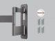 One For All Obrotowy uchwyt One For All WM5660 do TV 42-100 max 90kg, regulowana stopa 3