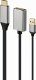 Adapter AV Gembird DisplayPort - HDMI srebrny (A-HDMIM-DPF-02) 2