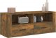 vidaXL Szafka pod telewizor, przydymiony dąb, 100x35x40 cm 4